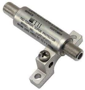 Tii 212FF75F225-31 - Durable Broadband Cable TV and Satellite Lightning Surge Protector 75 Ohm 5-1500MHz Tii 212FF75F225-31 - Durable Broadband Cable TV and Satellite Lightning Surge Protector 75 Ohm 5-1500MHz