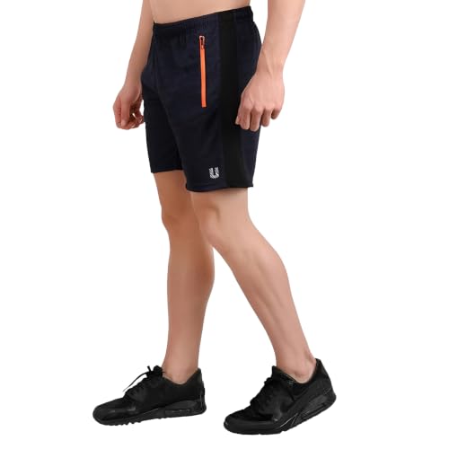 Image of Unbeatable Mens Shorts Pant for Gym, Running & Sports | Quick-Dry Workout Shorts for Men | Stylish Half Pant for Man with Zip Pocket | Lightweight Gym Shorts Summer Sports Shorts for Men