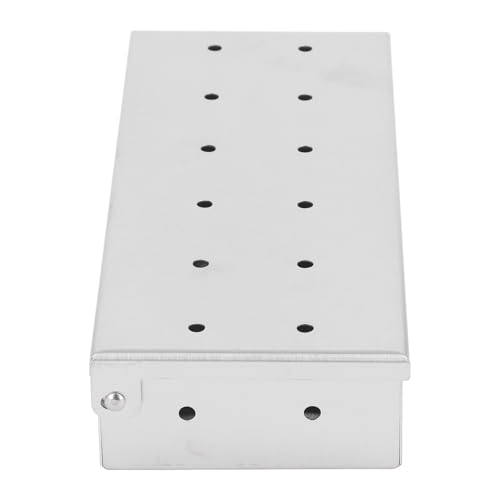 Chiyyak Caja de Fumadores de Astillas de Madera Espesor Manual de Ventilación de Ventilación de la Tapa de la Barra para Camping