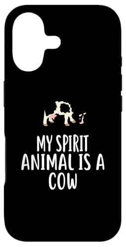 My Spirit Animal Is A COW T�V���c �ʔ����� �X�}�z�P�[�X iPhone 17 �p