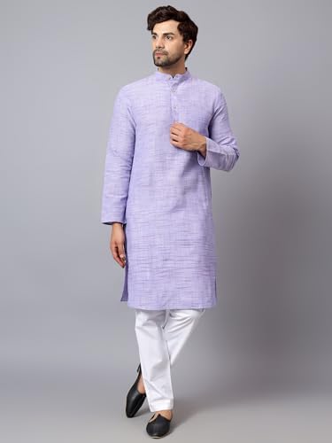 Image of LATEST CHIKAN Men's Cotton Regular Kurta