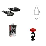 DESCRIPCIÓN DEL PRODUCTO Y CARACTERÍSTICAS: Arrow-2, LED indicadores de dirección - 12V LED - Negro - lente blanca - luz naranja - Fuente de alimentación de 12V - homologación: E - Protuberancia de 6.5 cm con junta de goma sin rotura - Alta resistencia a las vibraciones. - DIMENSIONES: LONGITUD 63CM X ANCHO 25CM - de color negro