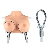 Jomyu BDSM Bondage Set Extra Stark Brust Stimulation Folter Fesseln Brustbondage Harness Verstellbarer Body Brustgeschirr Sex Bondage Brust Exponiert SM Extreme Fesselset Fetisch Party Sklave Sex Toys