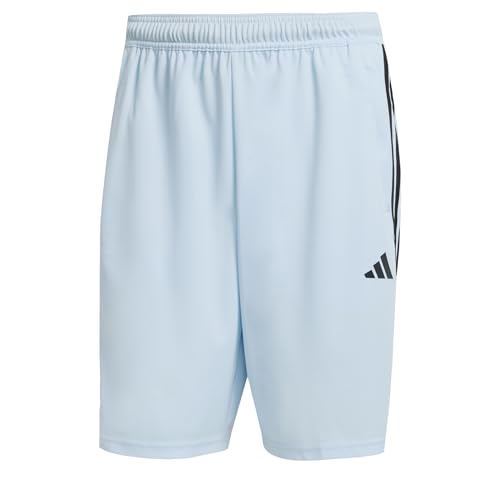 Image of adidas Tr-ES PIQ 3Sho Men Blue Training Shorts Size -