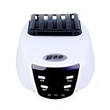 [El diseño más seguro]: Dispositivo de seguridad incorporado con control de doble temperatura para garantizar su seguridad. Copia de seguridad automática, temperatura exterior o temperatura interna de 105 grados Celsius o más, apaga automáticamente la máquina para proteger la seguridad personal. Regulador de temperatura inteligente, la temperatura es superior a 85 grados Celsius, la máquina se puede apagar.