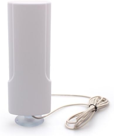 Huoshang High Gain 4GHz/3GHz 25DBi Omni Directional Booster Antenna for Huawei/ZTE Mobile Wifi Modem Dongle with TS-9 Connector - (6.5Ft Cable,White)