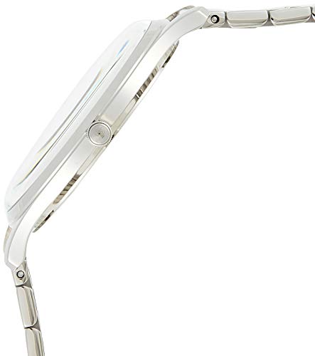 Emporio Armani Men's Black Dial Stainless Steel Analog Watch - AR11286, Silver