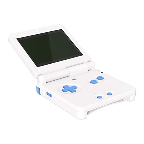 Image of eXtremeRate Starlight Blue Custom Full Set Buttons for Gameboy Advance SP, Replacement A B L R Button Power On Off Volume Button D-pad Key for GBA SP Console - Console NOT Included
