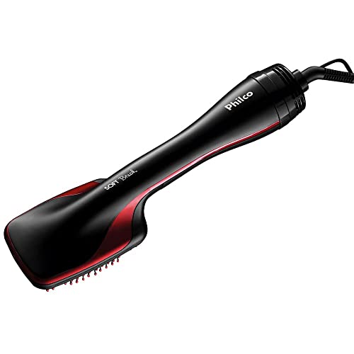 Escova Secadora Philco Soft Brush Preto 1200W... glide