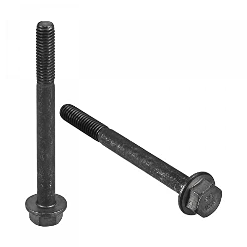 Image of uxcell Metric M6x60mm Hex Flange Bolts, 5pcs 10.9 Grade Carbon Steel Hexagon Head Screws