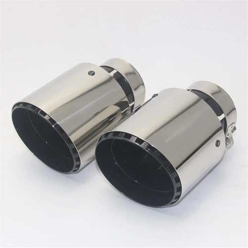 Tuyaux de queue de voiture silencieux en acier inoxydable 304 pour échappement 66mm-89mm
