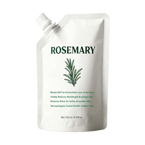 Champú para crecimiento del cabello, espesa y da volumen, 250 ml, fórmula para espesar y regenerar cabello, solución para cuidado del cuero cabelludo, uso diario, para adultos, hombres