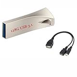 New Plug & Play 128GB Flash Drive U-Disk Classic with OTG Cable for Playstation