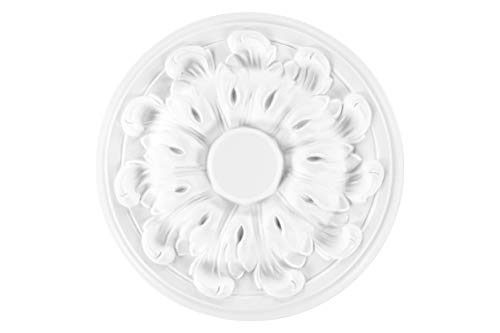 1 roseta | estuco | PU | techo | decoración | 200 x 200 mm | Grand Decor | R115