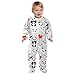 Emelivor Panda Cute Gray Baby Newborn Pajamas Outfits Infant Footed Pjs with Zipper for Boy Girls Kids