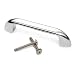 4 Inch Universal Pull Handle. Fits Trash & Laundry Chute Bottom & Side Hinged Doors. Hardware Parts by Pro Chutes.