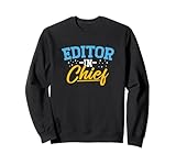Editor In Chief Editorial Editing Writer Sweatshirt