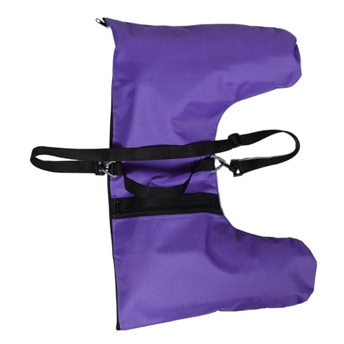GALPADA 溜冰鞋用収納バッグ 防水高密生地 軽量ポータブル 耐摩耗補強底付き ショルダーストラップ付 紫色 以下 ローラースケート アイスス