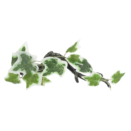 BESTonZON Artificial Terrarium Plant Model for Reptile and Amphibian Resin Decoration for Bearded Dragons Chameleons and More Maintenance Multi Use Climbing