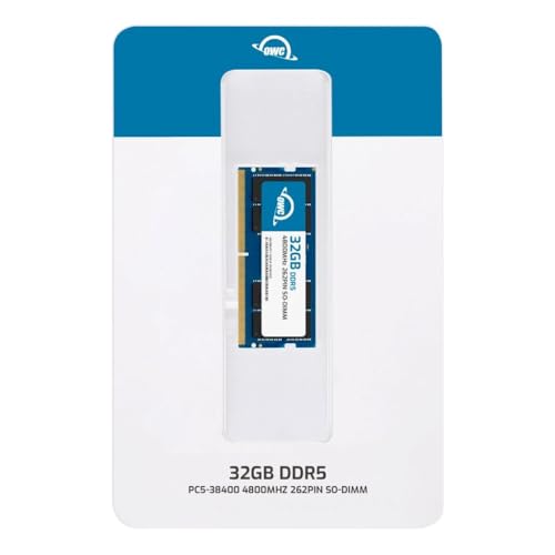 Image of OWC 32GB Memory RAM Compatible with Dell Precision 3470 3571 3581 5570 5770 | 32GB PC5-38400 DDR5 4800MHz Non-ECC 2Rx8 CL40 262-pin SODIMM