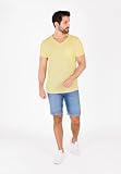KEY LARGO Męski t-shirt Mt Soda, Pastel Yellow (1418), M