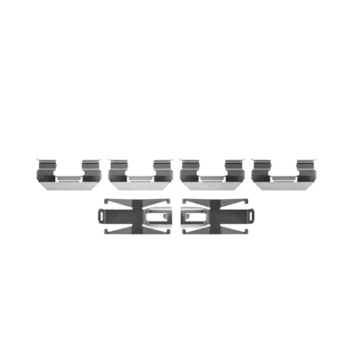 Image of Detroit Axle - Front Brake Pads for Chevrolet Malibu Classic Pontiac Grand Am Cutlass Alero Ceramic Brake Pads with Hardware Replacement