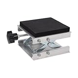 OUNONA Verstellbare Labor Hebebühne Aluminium mit Dämpfung und Plattformstütze für Laboranwendungen und Wissenschaftliche Experimente