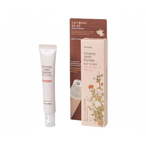Glamfox Ginseng Multi Peptide Eye Cream with Massage Roller, 30ml