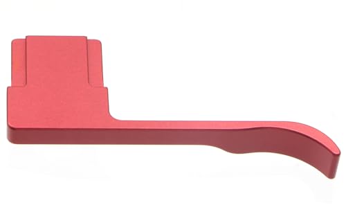 HITHUT Thumb Grip Metal Hot Shoe Grip for Sony Alpha A6000 A6300 A6400 A6500 Camera Red