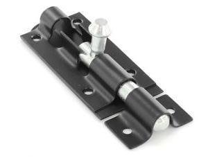 Ironmongery Monde Abri de jardin Gate Porte coulissante Tour Boulon Noir - 3, 4, 6, 8 Cover