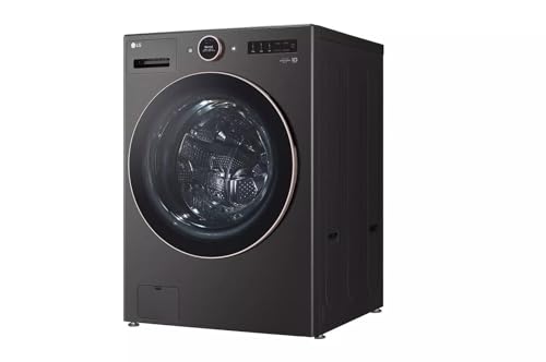 LG 27" 5.8 cu. ft. Mega Capacity Smart Front Load Washer (WM6500HBA) - with TurboWash, Black Steel - Image 3