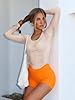 LASLULU Womens Long Sleeve Workout Tops Active Mes... #3