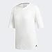 adidas Must Haves 3-Stripes T-Shirt W Camiseta, Mujer, Blanco(White/Black), XL