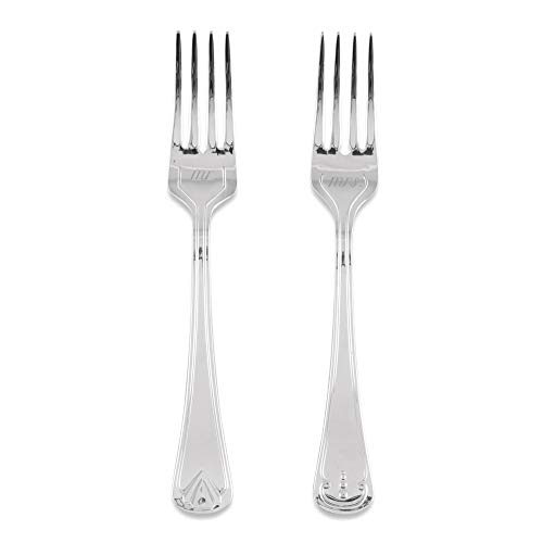 WEDDINGSTAR Mr. and Mrs. Cake Fork Set