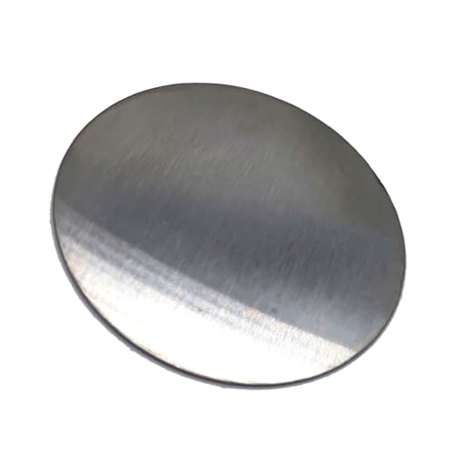 Thalawirefix Disco redondo Almohadilla Hoja Circular Placa plana Acero inoxidable Espesor 1 mm a 3 mm Diámetro 100 mm a 300 mm Panel(3mm 100mm)