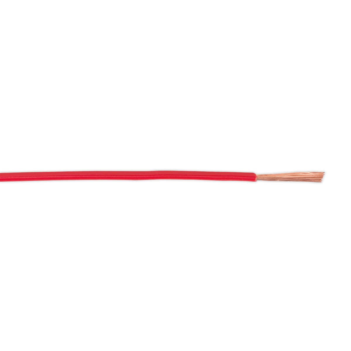 Câble paroi mince auto Sealey AC3220RE rouge 1mm² 50m pour électricité