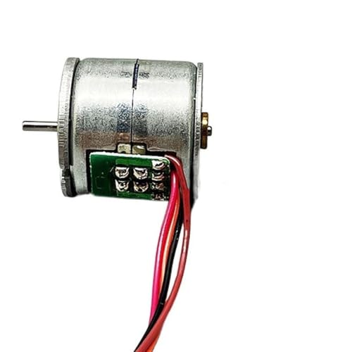 GTPBAO Motion Micro 20x19.2mm Micro Stepper Motor 2 Phase 4 Wire 5V DC 13 Ohms Miniature Step Motor Electric Toy Tiny Geared Slide