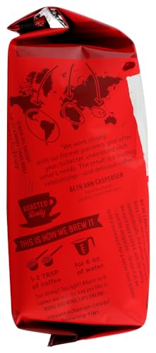 Equal Exchange French Roast Coffee en grano 6x10 OZ miniatura 2