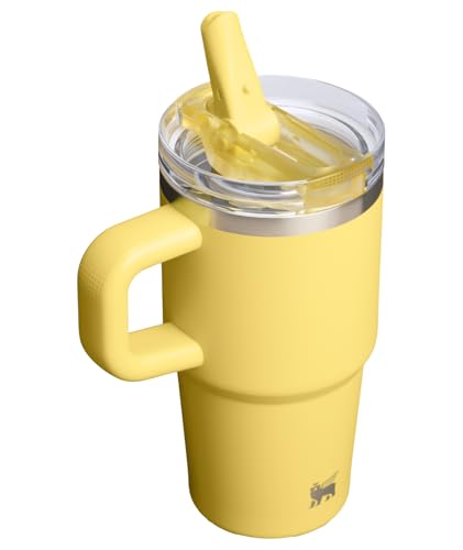 Image of STANLEY Quencher ProTour Flip Straw Tumbler with Leakproof Lid 20 oz | Built-In Straw & Handle | Cupholder Compatible for Travel | Insulated Stainless Steel Cup | BPA-Free | Daffodil