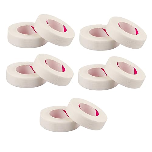 Ipetboom Cosmetic Tape for Eyes 10 Rolls Lash Extension Tape Non-woven Fabric Comfortable and Easy to Use