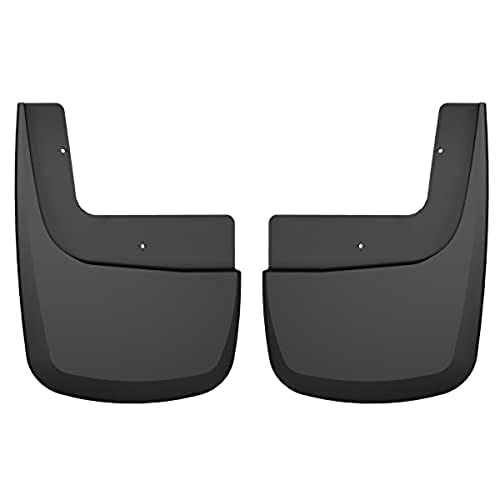 Image of Husky Liners Husky Rear Mud Guards | 2021-2023 Ford F-150 Raptor Super Crew Cab, Rear-Black, 2 pc. | 59531