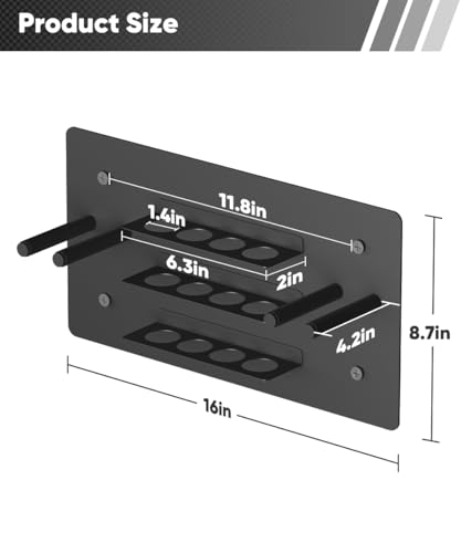image for Artibear Ping Pong Paddle Holder, Wall Mounted Metal Magnetic Table Te