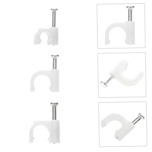 Homoyoyo Clips para Cable de Red Sujetacables para Organización y Fijación de Cables en Escritorios miniatura 3