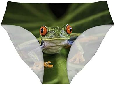 Women Frog Underwear Hipster Panties Low Rise Soft Breathable for Bachelorette Daily Party