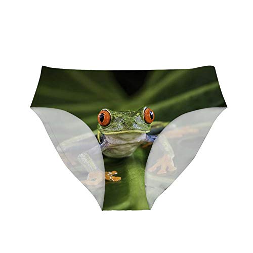 Women Frog Underwear Hipster Panties Low Rise Soft Breathable For Bachelorette Daily Party #TOP3