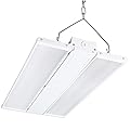 LEONLITE LED Linear High Bay Light 2FT, 160W 1080W Eqv. 21600LM Linear High Bay Shop Light, 120-277V, UL Listed, 0-10V Dimmable Commercial LED Hanging Lights for Warehouse Garage, 5000K Daylight