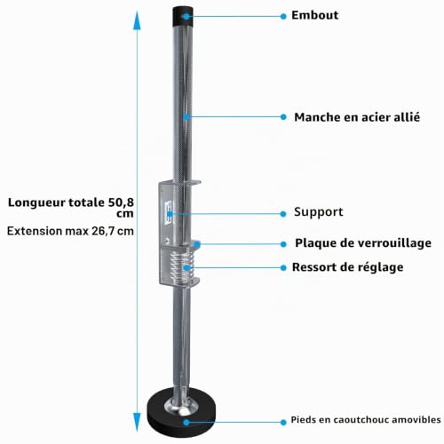 Nivelleur d'échelle réglable et accessoires de sécurité sol inégal