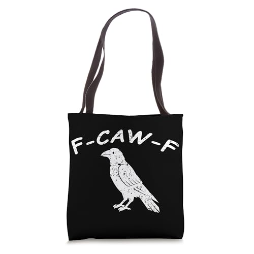 Bolso Tote Fuck Off Crow F-CAW-F miniatura 1