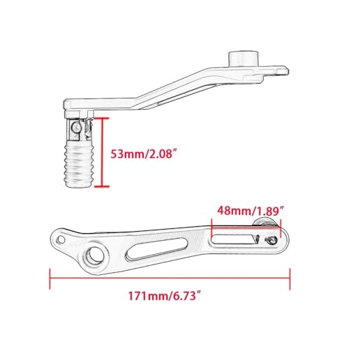 Levier changement moto réglable compatible Multistrada 1200 - 7