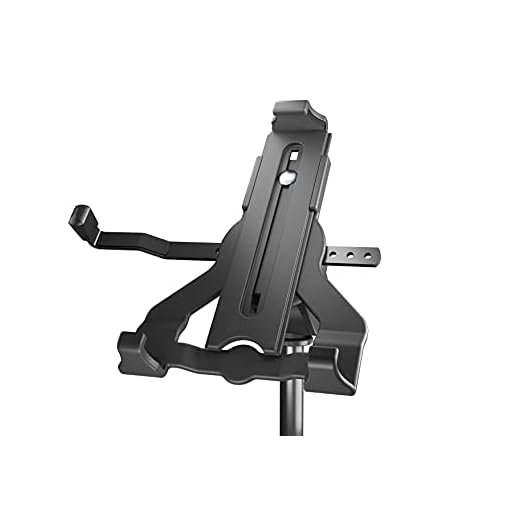 K&M 19744 Soporte para tabletas de bioplástico - para varillas con rosca de 3/8" o 5/8".